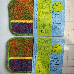 Wet-it! Skrubba 2-Pack Reusable Dish Scrubbers – Non-Scratch Scouring Pads